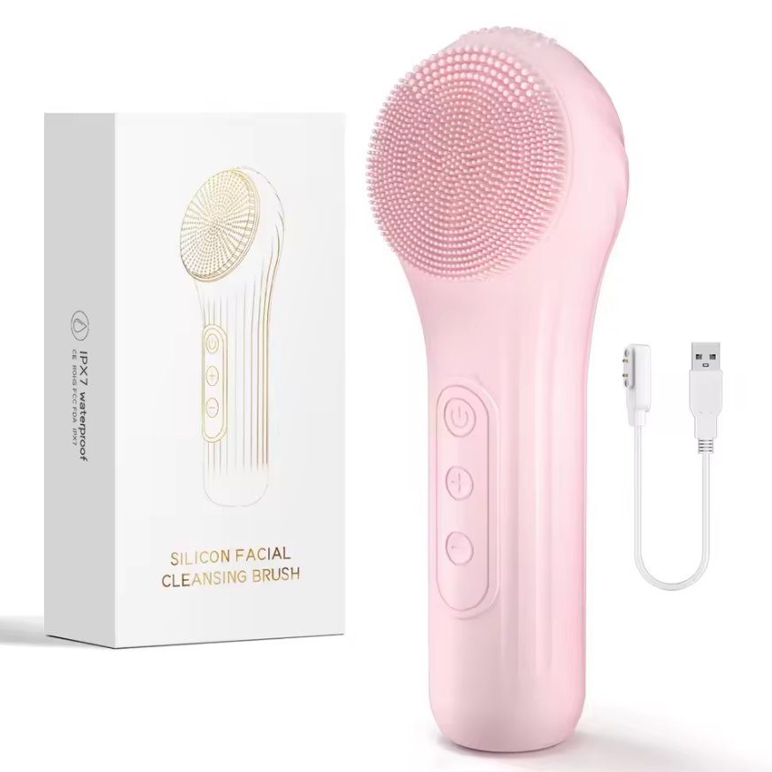 Electric Silicone Facial Cleansing Brush