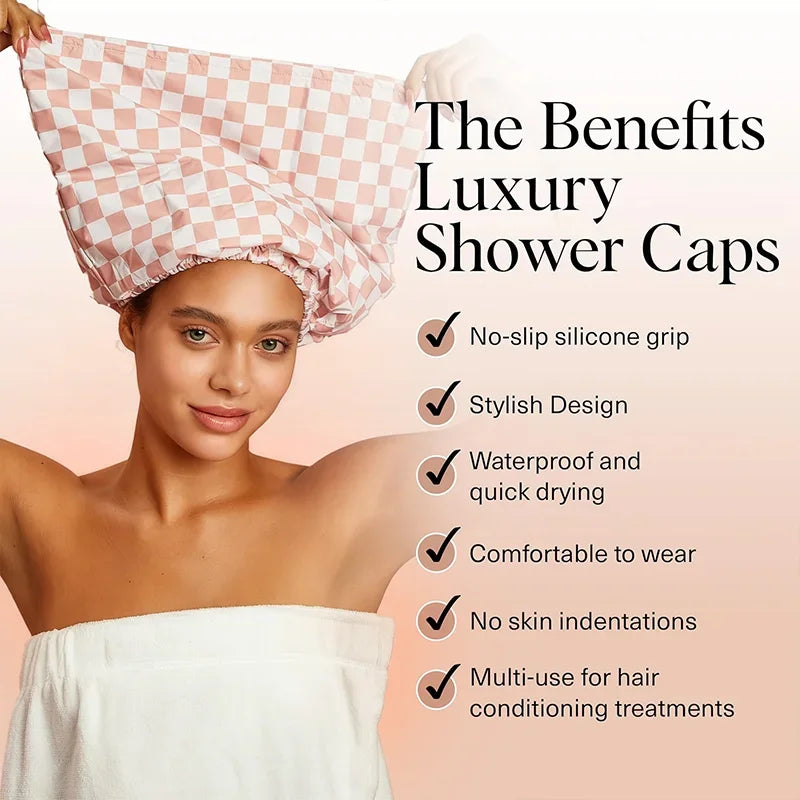 Satin Lined Shower Cap