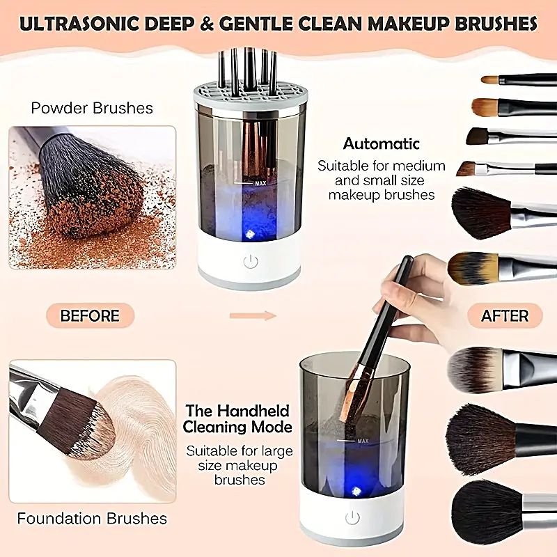 Electric Makeup Brush Cleaner Machine