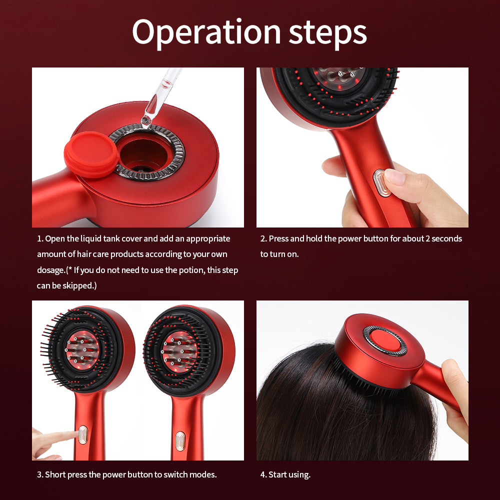Red Light Scalp Massager