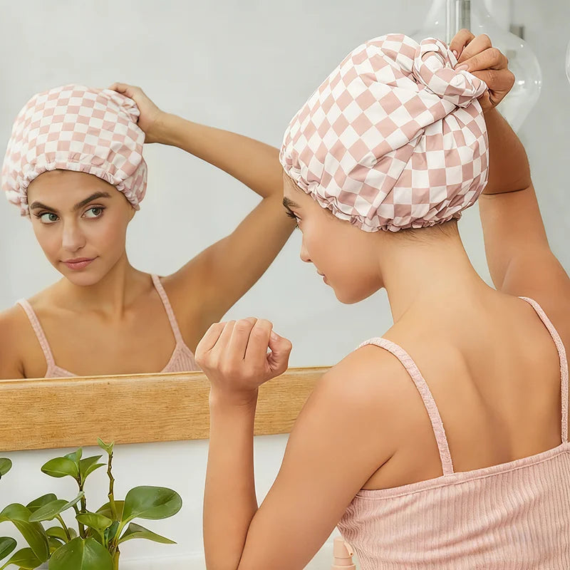 Satin Lined Shower Cap