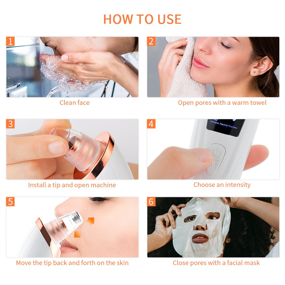 Electric Blackhead Remover Vacuum