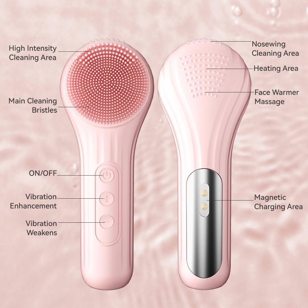 Electric Silicone Facial Cleansing Brush