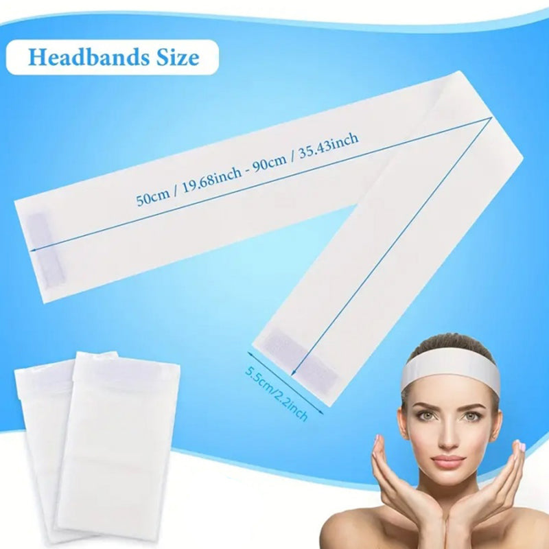 Disposable Spa Headbands for Skincare
