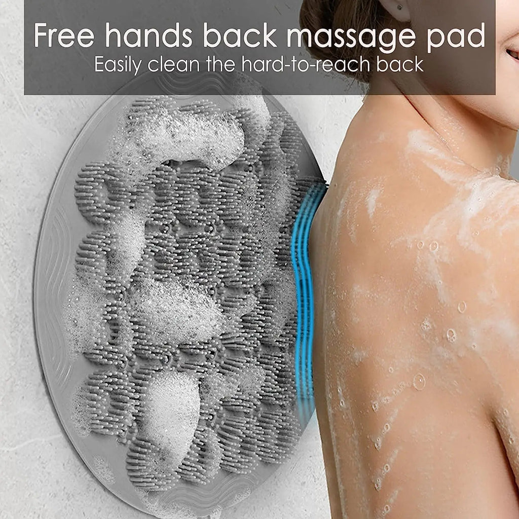 Silicone Back Scrubber and Foot Massager